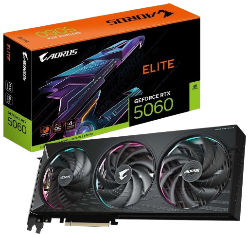 Gigabyte AORUS GeForce RTX 5060 ELITE 8GB DLSS 4